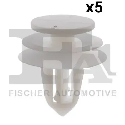 Кліпса кріплення (к-кт 5 шт) Nissan Qashqai 06-/X-Trail 07- FA1 75-40006.5 Fischer Automotive One (FA1) 75-40006-5 (фото 1)