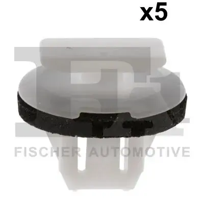 Кліпса кріплення підкрильника (переднього) (к-кт 5шт) Nissan X-Trail 07- FA1 75-40008.5 Fischer Automotive One (FA1) 75-40008-5 (фото 1)