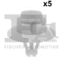 Кліпса кріплення (к-кт 5шт) Renault Kangoo 97-/Megane 02- FA1 75-40010.5 Fischer Automotive One (FA1) 75-40010-5 (фото 1)