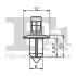 Кліпса кріплення (к-кт 5шт) Honda Legend 91-96/Subaru Impreza 92-08 FA1 76-30005.5 Fischer Automotive One (FA1) 76-30005-5 (фото 2)