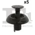 Кліпса кріплення молдингів скла лобового (к-кт 5шт) Toyota Camry/Land Cruiser/Prius 07- FA1 77-20001.5 Fischer Automotive One (FA1) 77-20001-5 (фото 1)