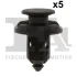 Кліпса кріплення (к-кт 5шт) Honda FA1 79-30011.5 Fischer Automotive One (FA1) 79-30011-5 (фото 1)