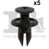 Кліпса кріплення (к-кт 5 шт) Subaru/Honda FA1 79-30013.5 Fischer Automotive One (FA1) 79-30013-5 (фото 1)
