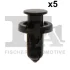 Кліпса кріплення решітки радіатора (к-кт 5 шт) Acura MDX 07- FA1 79-30015.5 Fischer Automotive One (FA1) 79-30015-5 (фото 1)