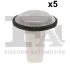 Кліпса кріплення (к-кт 5шт) Hyundai i10 13-/i20 14-/Kia Rio III 11- FA1 79-60002.5 Fischer Automotive One (FA1) 79-60002-5 (фото 1)