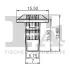 Кліпса кріплення (к-кт 5шт) Hyundai i10 13-/i20 14-/Kia Rio III 11- FA1 79-60002.5 Fischer Automotive One (FA1) 79-60002-5 (фото 2)