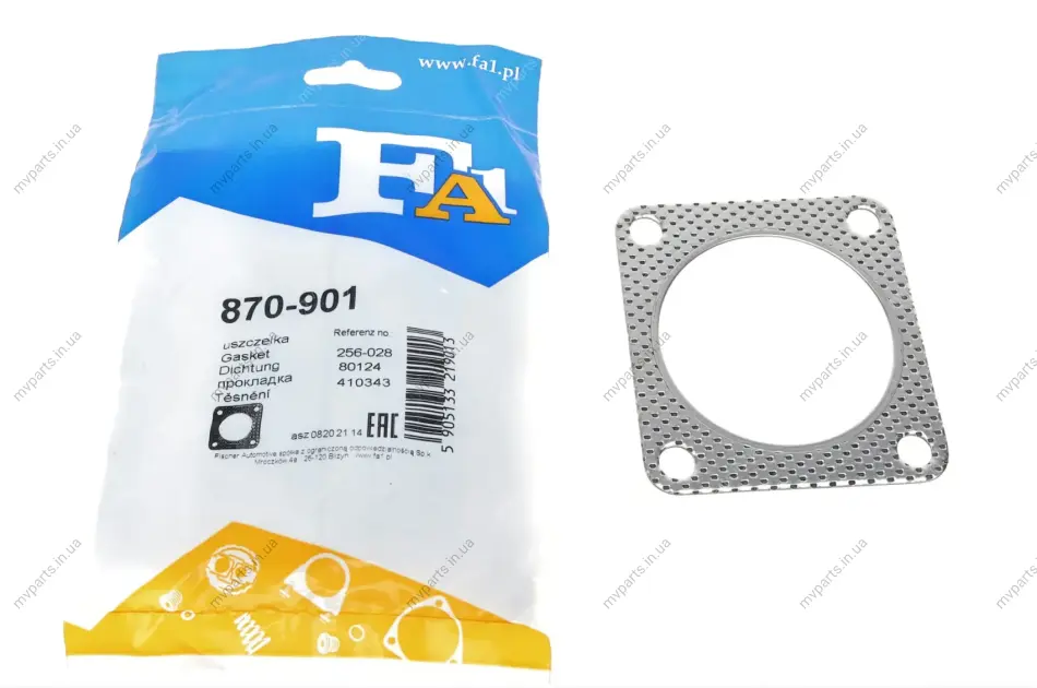 Прокладка труби вихлопної Daewoo Nexia 1.5 95-97 FA1 Fischer Automotive One (FA1) 870-901 (фото 1)