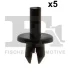 Кліпса кріплення підкрила (к-кт 5шт) Opel Astra/Omega/Vectra 94-14 FA1 87-20001.5 Fischer Automotive One (FA1) 87-20001-5 (фото 1)