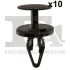 Кліпса кріплення підкрильника (к-кт 10шт) Ford Transit 13-/Opel Insignia 17- FA1 87-20002.10 Fischer Automotive One (FA1) 87-20002-10 (фото 1)