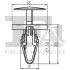 Кліпса кріплення підкрильника (к-кт 10шт) Ford Transit 13-/Opel Insignia 17- FA1 87-20002.10 Fischer Automotive One (FA1) 87-20002-10 (фото 2)