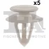 Кліпса кріплення обшивки (к-кт 5шт) Opel Combo 01-06 FA1 87-40001.5 Fischer Automotive One (FA1) 87-40001-5 (фото 1)