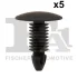 Кліпса кріплення накладки порога (к-кт 5шт) Hyundai Accent III 05- FA1 89-10003.5 Fischer Automotive One (FA1) 89-10003-5 (фото 1)