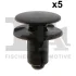 Кліпса кріплення накладки порога (к-кт 5шт) Hyundai Santa Fe III 12- FA1 89-30007.5 Fischer Automotive One (FA1) 89-30007-5 (фото 1)