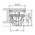 Кліпса кріплення накладки порога (к-кт 5шт) Hyundai Sonata IV 01- FA1 89-40004.5 Fischer Automotive One (FA1) 89-40004-5 (фото 2)