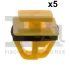 Кліпса кріплення накладки порога (к-кт 5шт) Hyundai Accent 94-/Santa Fe 01- FA1 89-40005.5 Fischer Automotive One (FA1) 89-40005-5 (фото 1)
