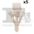 Кліпса кріплення накладки порога (к-кт 5шт) Hyundai Santa Fe 00- FA1 89-40008.5 Fischer Automotive One (FA1) 89-40008-5 (фото 1)
