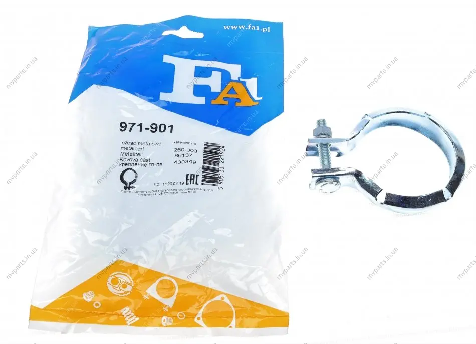 Хомут глушника MB T1 -96 FA1 Fischer Automotive One (FA1) 971-901 (фото 1)