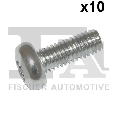 Болт (M6x16mm) VW (к-кт 10шт) FA1 982-T06-817.10 Fischer Automotive One (FA1) 982-T06-817-10 (фото 1)