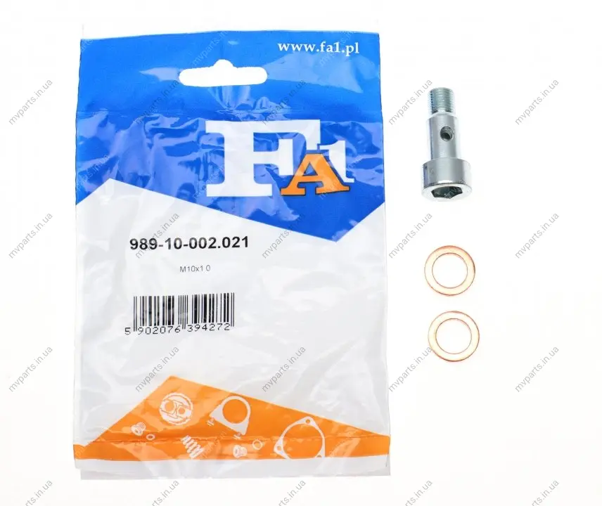 Болт Banjo (банжо) Ford Focus 1.6 TDCi 04-12 (M10x1.0x30) FA1 989-10-002.021 Fischer Automotive One (FA1) 989-10-002-021 (фото 1)