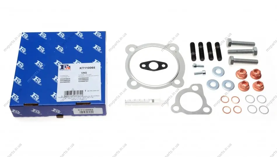 Комплект прокладок турбіни Skoda Octavia 1.8 T 98-06 FA1 Fischer Automotive One (FA1) KT110065 (фото 1)