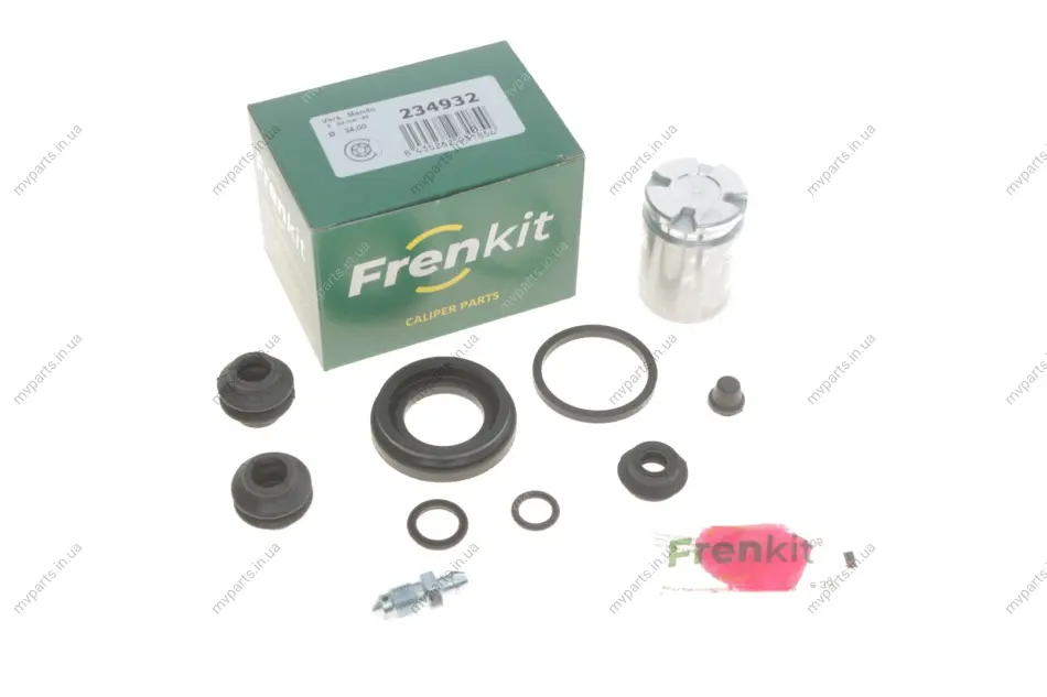 Ремкомплект супорта (заднього) Hyundai Solaris/KIA Rio 11- (d=34mm)(+ поршень)(Mando) FRENKIT 234932 (фото 1)