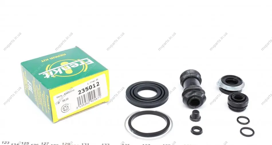 Ремкомплект супорта (заднього) Toyota Corolla/Mazda 323/626 98-05 (d=35mm)(Akebono) FRENKIT 235012 (фото 1)
