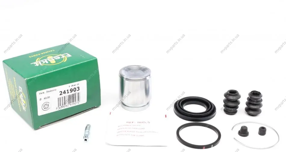 Ремкомплект супорта (заднього) Mazda 626 91-92/Opel Frontera 92- (d=42mm) (Akeb)(+поршень) FRENKIT 241903 (фото 1)