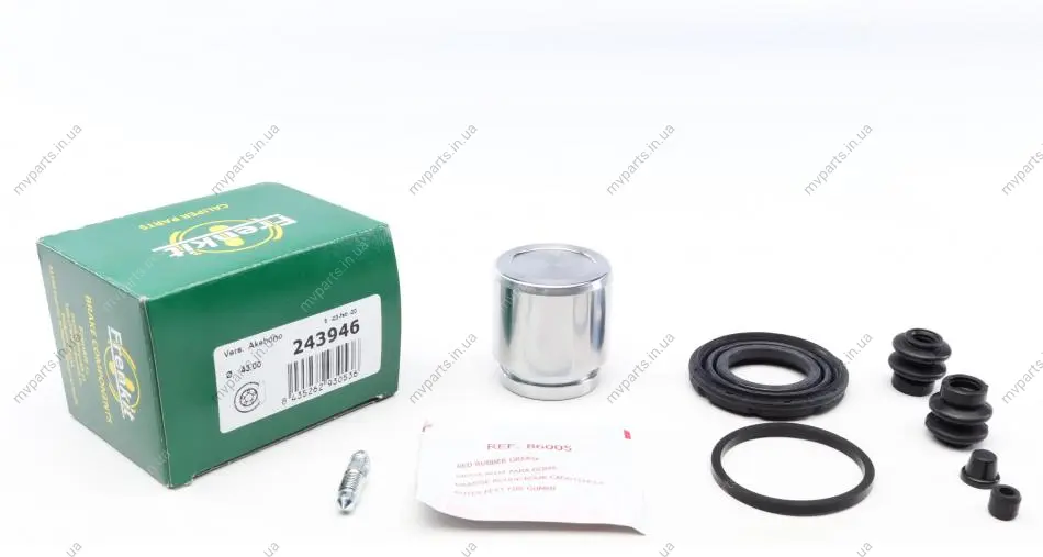 Ремкомплект супорта (заднього) Nissan Qashqai 07- (d=43mm) (+ поршень) (Akebono) FRENKIT 243946 (фото 1)