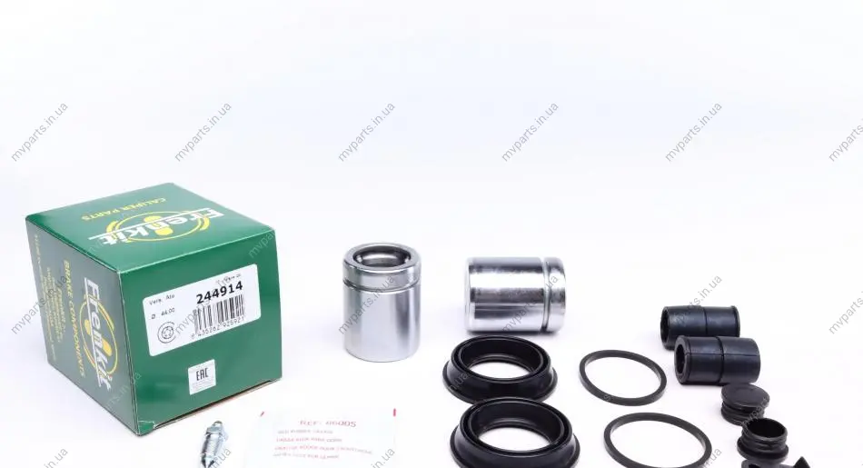 Ремкомплект супорта (переднього) VW T5/T6 03- (d=44mm) (+2 поршня) (Ate) FRENKIT 244914 (фото 1)