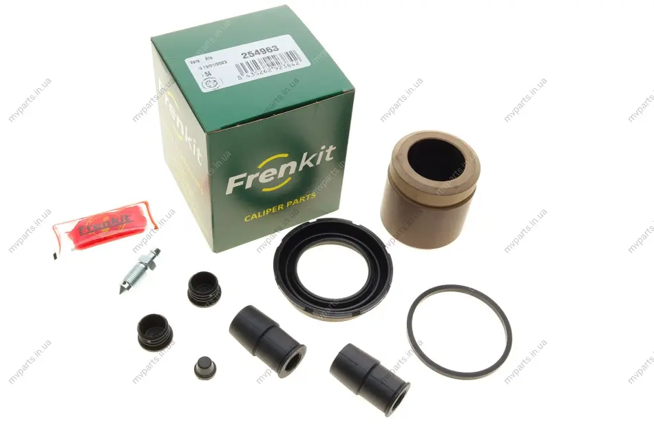 Ремкомплект супорта (переднього) Toyota Yaris 05- (d=54mm) (Ate) (+ поршень) FRENKIT 254963 (фото 1)