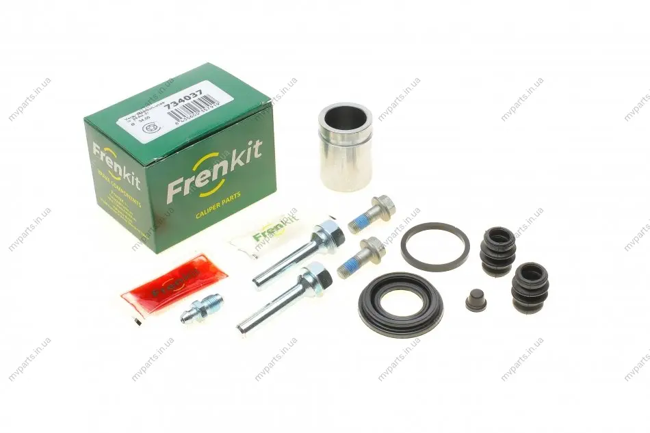 Ремкомплект супорта (заднього) Hyundai Sonata 98-04 (d=34mm) (Mando) (+поршень/направляюча) FRENKIT 734037 (фото 1)