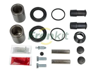 Ремкомплект супорта (переднього) Audi A4/A6/VW Passat 96-05 (d=43mm) (+2 поршня/направляюча)(Lucas) FRENKIT 743245