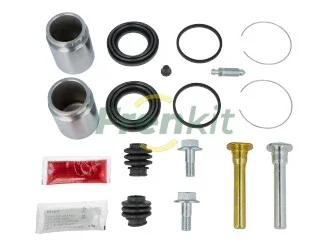Ремкомплект супорта (переднього) Infiniti QX56 05-14 (d=44mm) (+2поршні/направляюча) (Akebono) FRENKIT 744301
