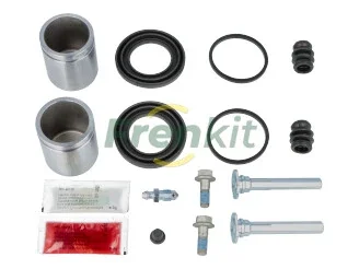 Ремкомплект супорта (переднього) Land Rover Discovery 98-04 (d=45mm)(+2 поршня/направляюча) (Ate) FRENKIT 745267