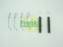 Планка супорта (переднього) прижимна (к-кт) Citroen Saxo 96-04/Peugeot 205/305/405 79-98 (Bendix) FRENKIT 900992 (фото 1)