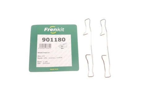 Планка супорта (переднього) прижимна (к-кт) Citroen Berlingo/Peugeot Partner 1.6 HDi 01- (Ate) FRENKIT 901180