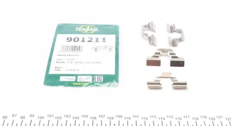 Планка супорта прижимної (к-кт) VW Golf IV 97-05 (Lucas) FRENKIT 901211