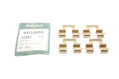 Планка супорта (заднього) прижимна (к-кт) VW Caddy III 04-15 (Lucas) FRENKIT 901606