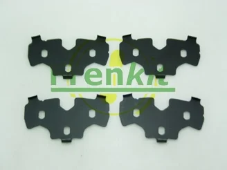 Комплект протискрипних пластин (задніх) Ford Connect/Focus 02-13/Renault Megane 02- (ATE/Teves) FRENKIT 940017
