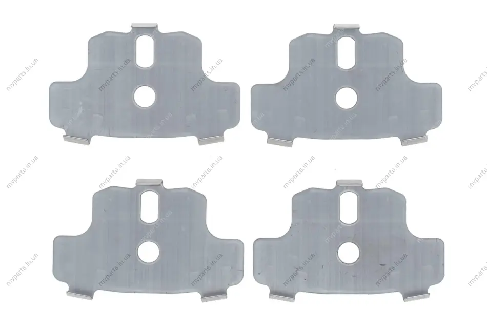 Комплект протискрипних пластин (задніх) Hyundai Elantra 00-06/Coupe 96-09/Kia Cerato 04-/Nissan Maxima 88-94 FRENKIT 940020 (фото 1)