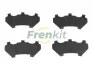 Комплект протискрипних пластин (задніх) Mitsubishi Galant 85-/L400 95-02/Eclipse 94-11/Pajero Pinin 99-07 FRENKIT 940031 (фото 1)