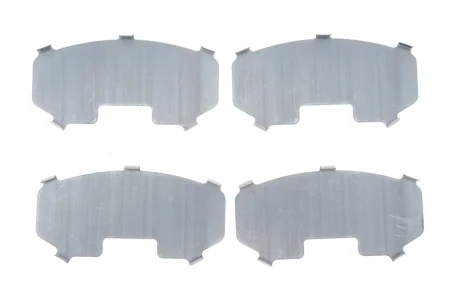 Комплект протискрипних пластин (передніх) Nissan Maxima 99-03 (Akebono) FRENKIT 940043