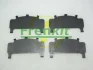 Комплект протискрипних пластин (передніх) Mitsubishi Outlander 03-/Lancer 94-/Galant/Pajero 88-03 (Akebono) FRENKIT 940046 (фото 1)