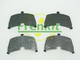Комплект протискрипних пластин (передніх) Mitsubishi Lancer III-IV 95-13/Colt III 02-12 FRENKIT 940099