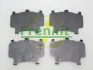 Комплект протискрипних пластин (передніх) Toyota Avensis Verso 2.0/2.0D 01-09 FRENKIT 940120 (фото 1)