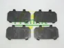 Комплект протискрипних пластин (передніх) Toyota Corolla 01-18/Auris 07-12/Rav4 III 05-/Yaris/Prius+ 12- FRENKIT 940150 (фото 1)