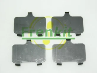 Комплект протискрипних пластин (задніх) Toyota Camry/Rav4 IV 05-/Avalon 12-18/Lexus ES 06-18 FRENKIT 940151