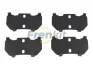 Комплект протискрипних пластин (задніх) Volvo S60/S80/V60/V70/XC60/XC70 07- FRENKIT 940161 (фото 1)