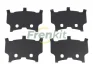 Комплект протискрипних пластин (передніх) Ford Fiesta 12- FRENKIT 940247 (фото 1)