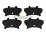 Комплект протискрипних пластин (задніх) Ford Transit 2.2/2.4/3.2 TDCi/2.3 16V 06-14 FRENKIT 940299 (фото 1)